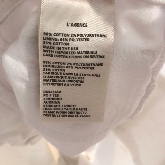 L’Agence Distressed High Waisted Jeans - Picture 4 of 5